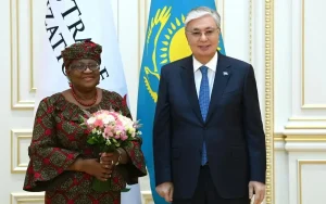 President Tokayev Meets with WTO Director General Ngozi Okonjo-Iweala