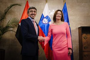 Abdullah bin Zayed Meets Slovenian Foreign Minister to Bolster Bilateral Ties