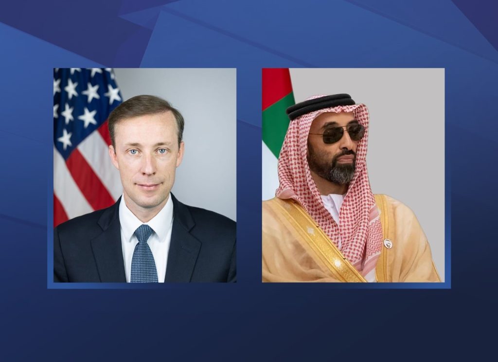 Tahnoon bin Zayed Meets with U.S. National Security Advisor Jake Sullivan