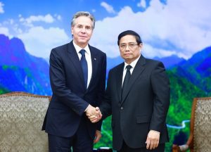 Prime Minister Chính Receives US Secretary of State Antony Blinken in Hanoi