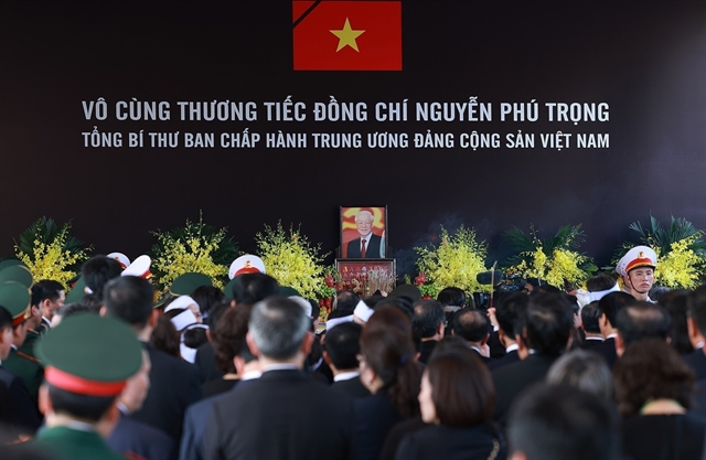 Thank-You Message from State Funeral Board and Nguyen Phu Trong Family