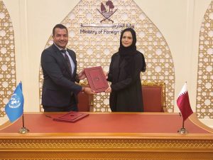 UN and Qatar Sign Landmark Agreement to Establish UNOCHA Office
