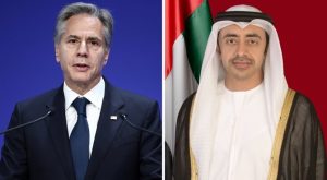 Abdullah bin Zayed and Antony Blinken Discuss Middle East Developments