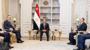 Turkish Foreign Minister Meets with Egyptian President in El Alamein