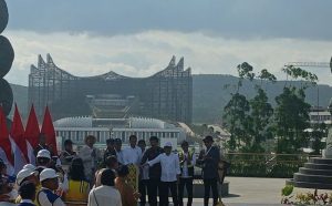President Joko Widodo Inaugurates Kusuma Bangsa Park in IKN Nusantara