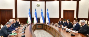 Uzbekistan's FM Meets with Air Products CEO to Discuss Strategic Energy Projects