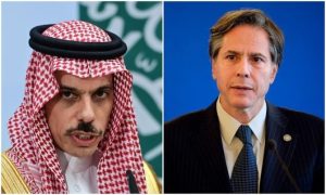 Saudi Arabia’s FM and Blinken Discuss Gaza, Sudan, and Yemen