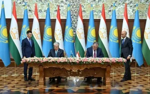 Kazakhstan and Tajikistan Ink Allied Treaty and 15 Cooperation Agreements