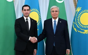 Kazakh and Turkmen Presidents Hold Talks on Strengthening Bilateral Relations