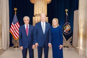 Sultan bin Saad Attends Reception Hosted by U.S. President Joe Biden at UNGA