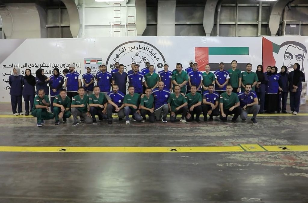 UAE and Indonesia Extend Lifesaving Medical Aid to Injured Palestinians in Gaza