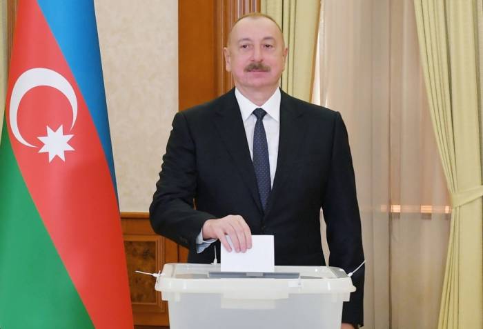 Azerbaijan's Leadership Participates in Key Snap Parliamentary Vote