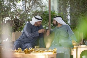 Sheikh Mohamed bin Zayed Meets Sheikh Mohammed bin Rashid at Al Marmoom