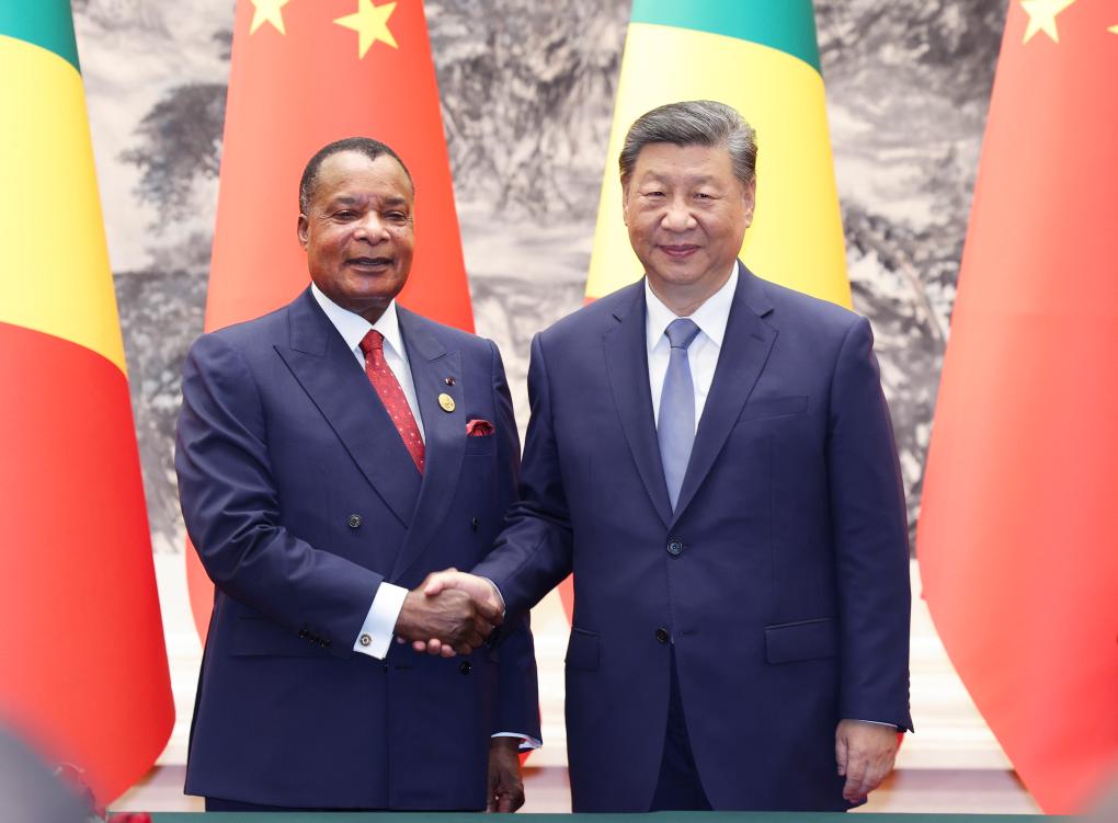 President Xi Holds Talks with Republic of Congo President Denis Sassou Nguesso