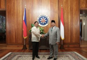 Prabowo Subianto Pays Courtesy Visit to Filipino President Marcos