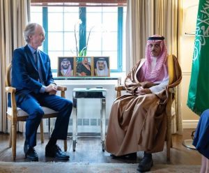 Saudi Foreign Minister Meets with UN Special Envoy for Syria in New York