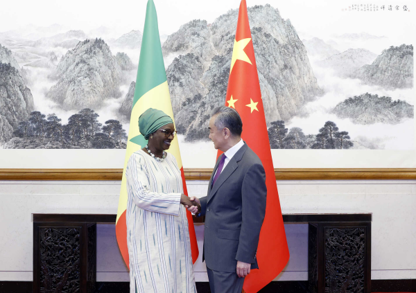 Wang Yi Meets Senegalese Foreign Minister Yacine Fall in Beijing