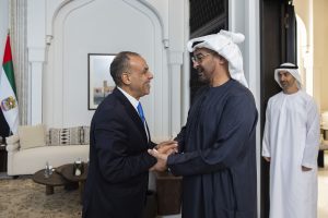 UAE President Receives Egyptian Foreign Minister in Abu Dhabi