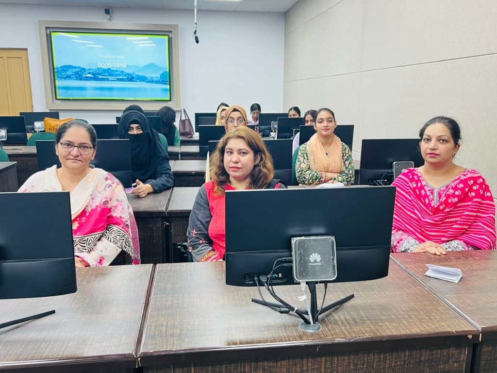 Training Session of Lahore College for Women University (LCWU) Fellows by Tanzanian Lawyer