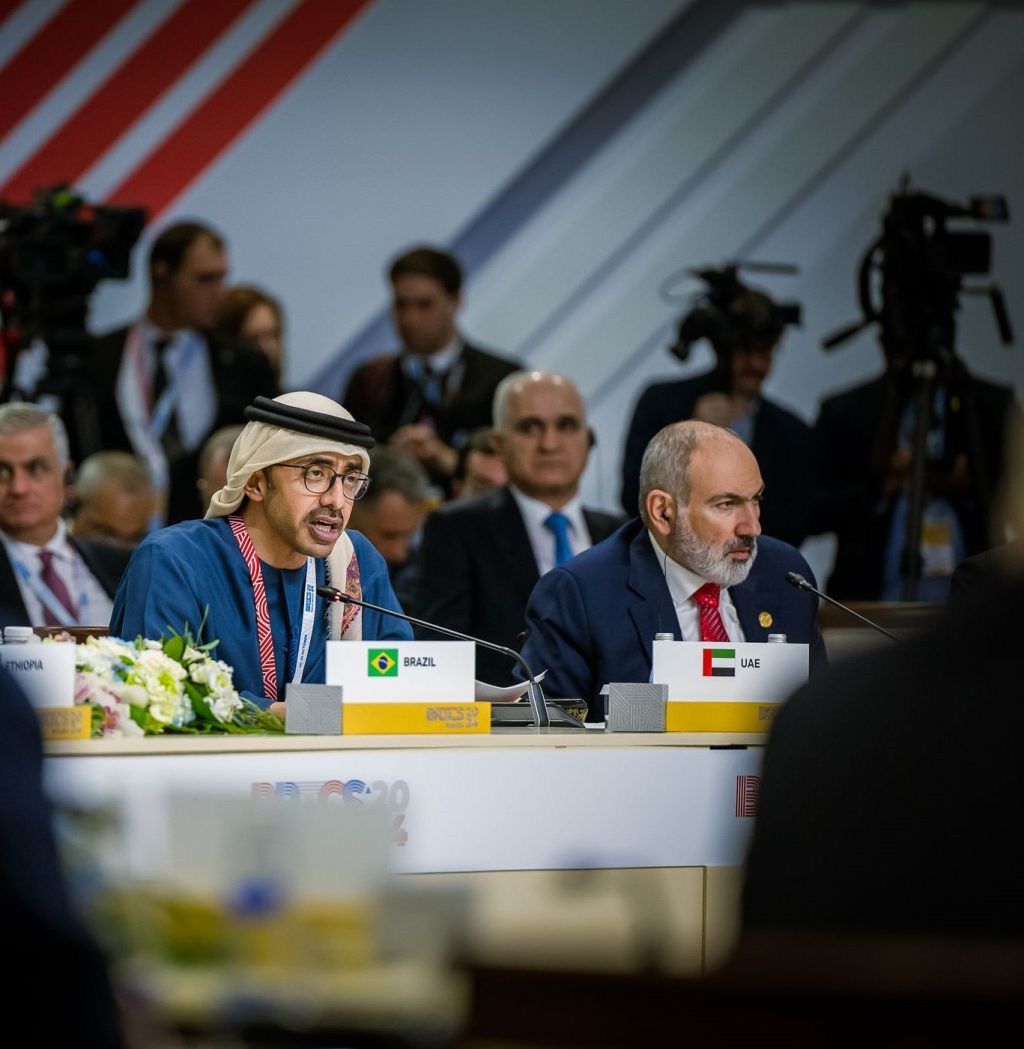 Abdullah bin Zayed Al Nahyan Attends BRICS+ Summit in Kazan