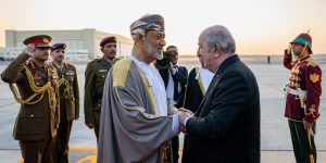 Algerian President Tebboune Arrives in Oman