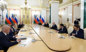 President Ilham Aliyev Meets with Vladimir Putin in Moscow