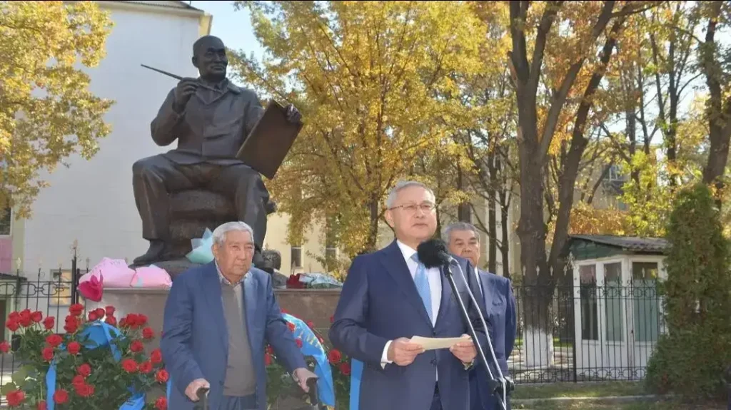 Monument to Kazakh Artist Abylkhan Kasteyev Unveiled in Taldykorgan