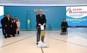 President Tokayev Casts Vote in National Referendum on Nuclear Power Plant