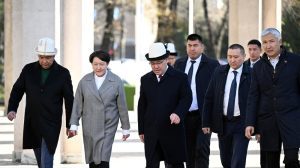 President Sadyr Japarov Casts Vote in Bishkek City Council Elections