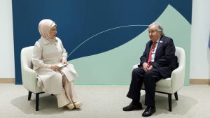 Emine Erdogan and UN Secretary-General Guterres Discuss Zero Waste Initiative at COP29