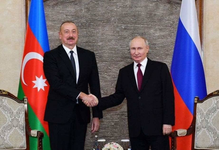 Putin and Ilham Aliyev Discuss Strategic Partnership in Phone Call