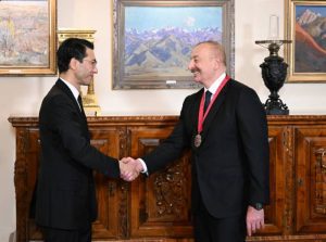 President Ilham Aliyev Receives “Chinghiz Aitmatov” Order in Bishkek