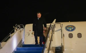 President Sadyr Zhaparov Arrives in Astana for CSTO Collective Security Council Summit