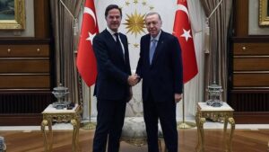 Turkish President Erdogan Meets NATO Secretary General Mark Rutte in Ankara