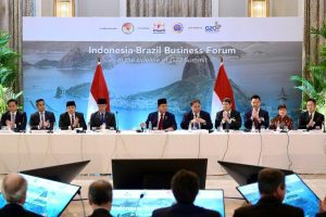 President Prabowo Advocates Economic Collaboration Between Indonesia and Brazil at Business Forum