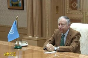 Serdar Berdimuhamedov Meets UN Special Envoy for Road Safety