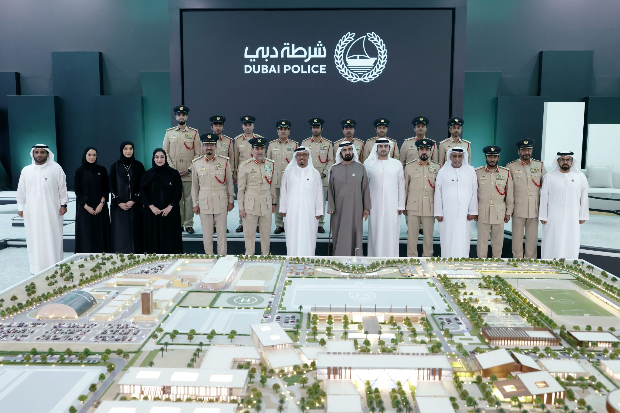 Police Project Sheikh Mohammed bin Rashid Al Maktoum Unveils AED 2 Billion Strategic ...