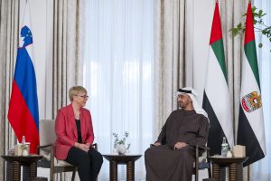 UAE President Welcomes Slovenian President Dr. Nataša Pirc Musar