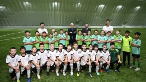 President Tokayev Visits Children’s Football Academy in Aktobe