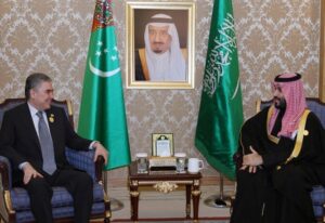 Gurbanguly Berdimuhamedov Meets Saudi Crown Prince in Riyadh