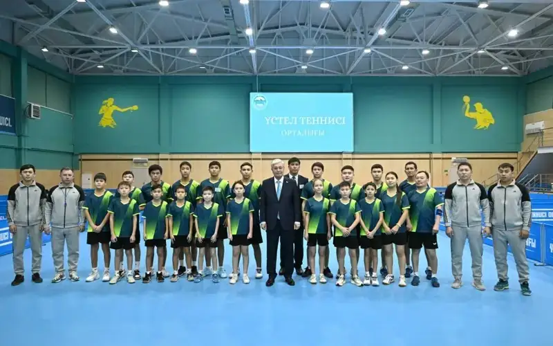 President Tokayev Visits Modern Table Tennis Center in Taldykorgan