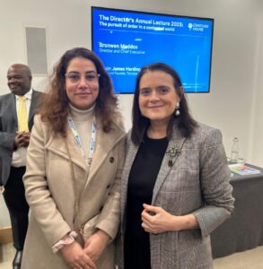 Ms. Mehreen Gul Represents PRCCSF at Chatham House Director's Annual Lecture 2025