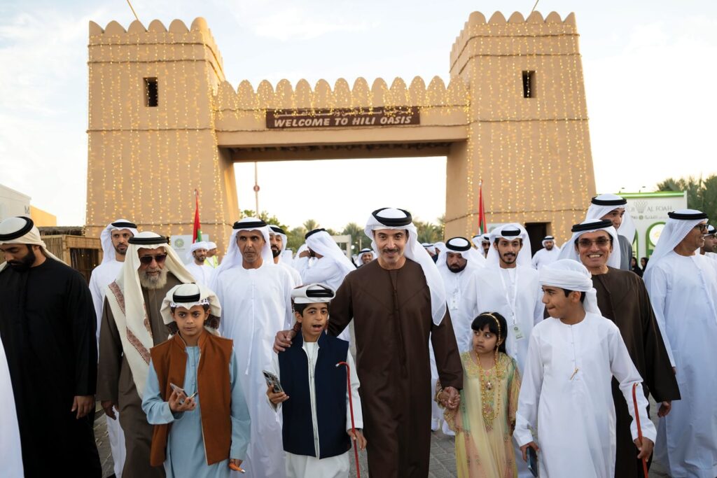 Hazza bin Zayed Al Nahyan Visits Inaugural Al Ain Dates Festival