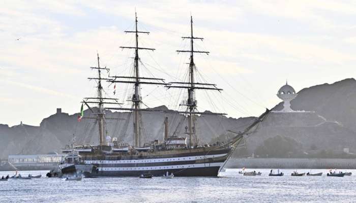 Italian Sailing Ship Amerigo Vespucci Makes First Visit to Oman