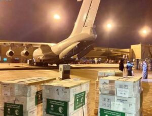 Saudi Arabia’s KSrelief Sends Fifth Airlift Relief Plane to Syria