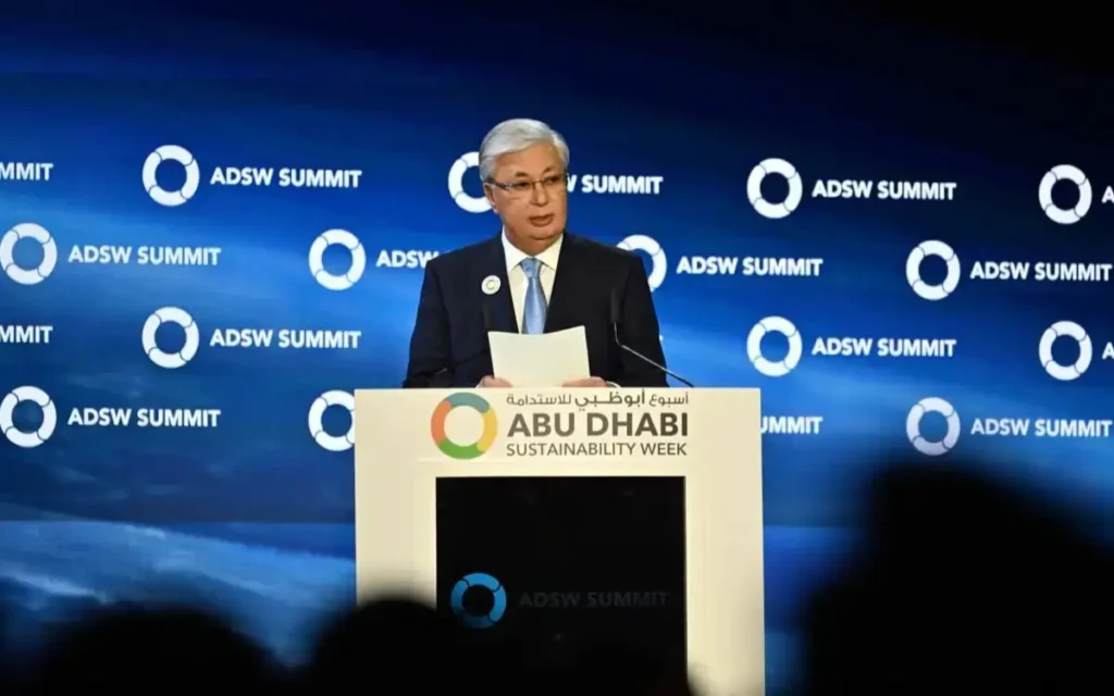 President Tokayev Highlights Sustainability Strategy at Abu Dhabi Sustainability Week 2025