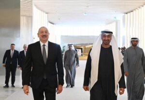 Azerbaijani President Ilham Aliyev Arrives in the UAE