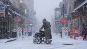 Unprecedented Snowstorm Strikes US Gulf Coast, Leaving 10 Dead and Widespread Disruptions