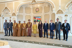 Azerbaijan’s Speaker Sahiba Gafarova Meets Omani Shura Council Chairman in Baku