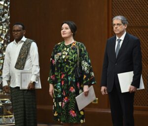 Ambassador Dr Jemal Presents His Credentials to President of Tajikistan